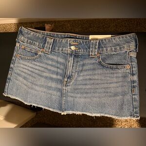 American Eagle Outfitters Light Blue Mini Skirt